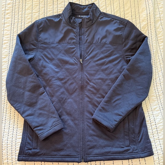 Cremieux Quilted Jacket in Navy - Picture 1 of 4